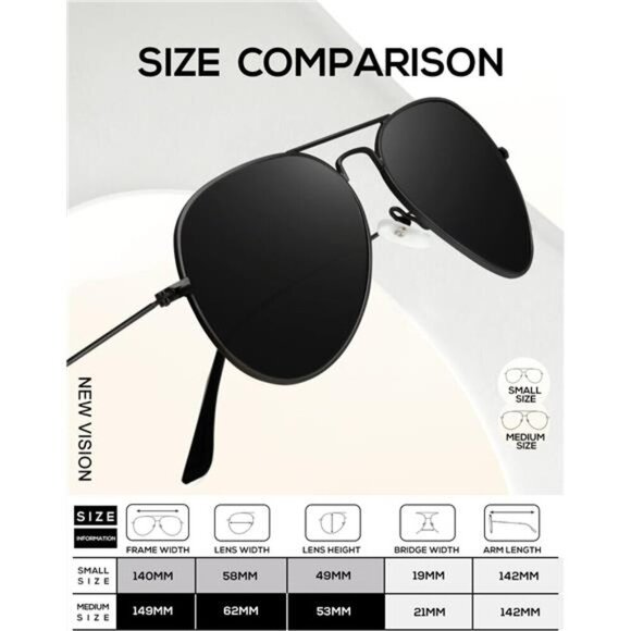 Classic Aviator Sunglasses Driving Sun glasses Polarized Lens UV Blocking main image 4